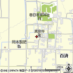 奈良県北葛城郡広陵町百済1163周辺の地図