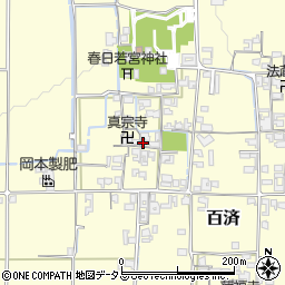 奈良県北葛城郡広陵町百済1174周辺の地図