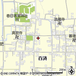 奈良県北葛城郡広陵町百済1202周辺の地図