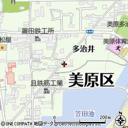 大阪府堺市美原区多治井66-4周辺の地図