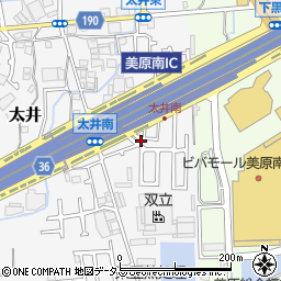 大阪府堺市美原区太井630-3周辺の地図