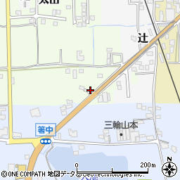 奈良県桜井市太田7-1周辺の地図
