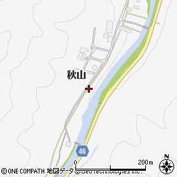 広島県広島市安佐北区白木町秋山1665周辺の地図