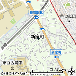 堺中央キリスト教会周辺の地図