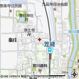 奈良県磯城郡田原本町秦庄308周辺の地図