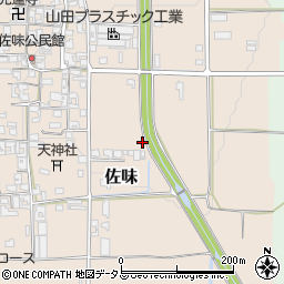 奈良県磯城郡田原本町佐味周辺の地図