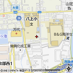 大阪府堺市美原区大饗117周辺の地図