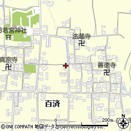 奈良県北葛城郡広陵町百済1304周辺の地図