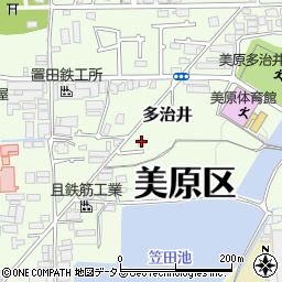 大阪府堺市美原区多治井66-1周辺の地図