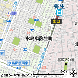 岡山県倉敷市水島東弥生町周辺の地図