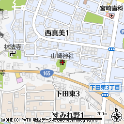 山崎神社周辺の地図