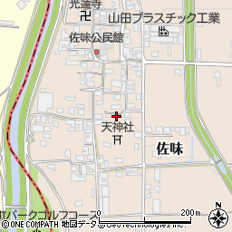 奈良県磯城郡田原本町佐味603周辺の地図