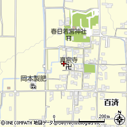 奈良県北葛城郡広陵町百済1153周辺の地図