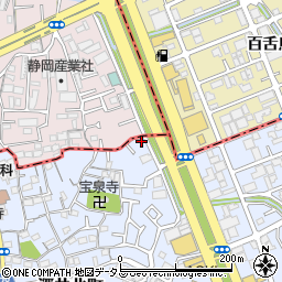 大阪府堺市中区深井北町182-1周辺の地図