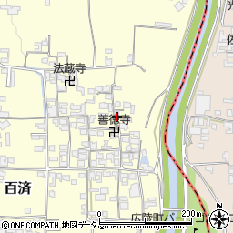 奈良県北葛城郡広陵町百済1273周辺の地図