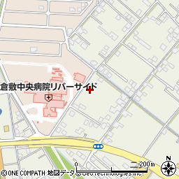 岡山県倉敷市連島町鶴新田257周辺の地図