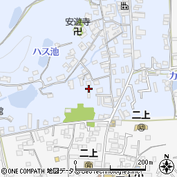 奈良県香芝市穴虫1306周辺の地図