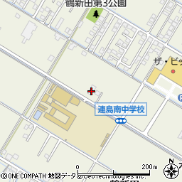 岡山県倉敷市連島町鶴新田1243周辺の地図