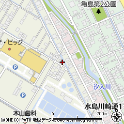 岡山県倉敷市連島町鶴新田1026-6周辺の地図