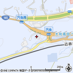 奈良県香芝市穴虫2240周辺の地図