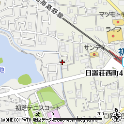 大阪府堺市東区日置荘西町4丁7周辺の地図