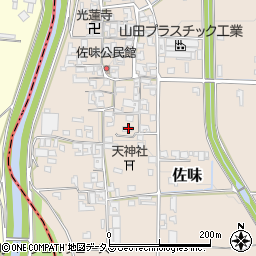 奈良県磯城郡田原本町佐味609周辺の地図