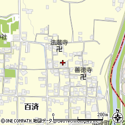 奈良県北葛城郡広陵町百済1295周辺の地図