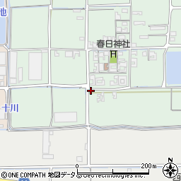 奈良県磯城郡田原本町笠形160周辺の地図