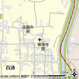 奈良県北葛城郡広陵町百済1283周辺の地図