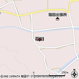 香川県小豆島町（小豆郡）福田周辺の地図