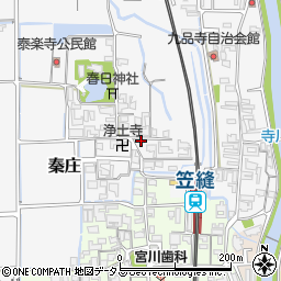 奈良県磯城郡田原本町秦庄281周辺の地図