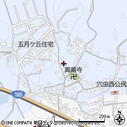 奈良県香芝市穴虫1445-2周辺の地図