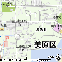 大阪府堺市美原区多治井92-1周辺の地図