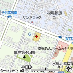 ＤＣＭ水島店周辺の地図