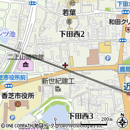 読売センター　香芝周辺の地図