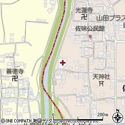 奈良県磯城郡田原本町佐味535周辺の地図