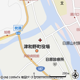 津和野町　歴史民俗資料館周辺の地図