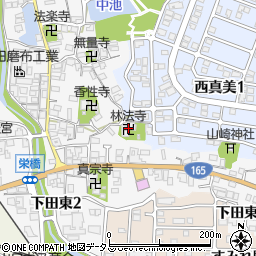 浄土宗林法寺周辺の地図