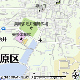 大阪府堺市美原区多治井875-4周辺の地図