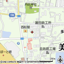 大阪府堺市美原区多治井152周辺の地図
