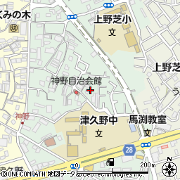 大阪府堺市西区神野町周辺の地図
