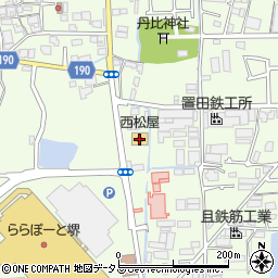 西松屋美原店周辺の地図