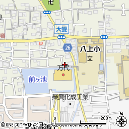 大阪府堺市美原区大饗143-12周辺の地図