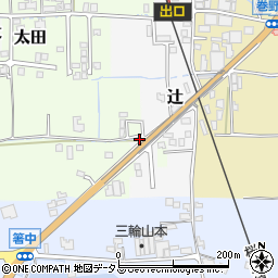 奈良県桜井市辻12周辺の地図