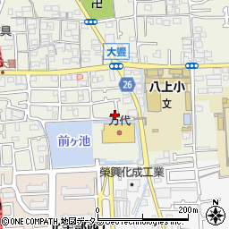 大阪府堺市美原区大饗143-9周辺の地図