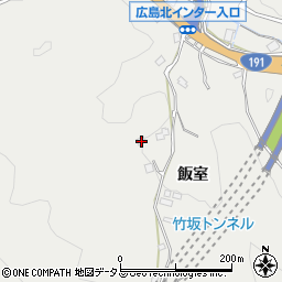 広島県広島市安佐北区安佐町飯室2058周辺の地図