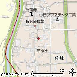 奈良県磯城郡田原本町佐味624周辺の地図