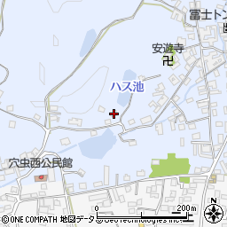 奈良県香芝市穴虫1535周辺の地図