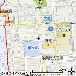 大阪府堺市美原区大饗146-84周辺の地図