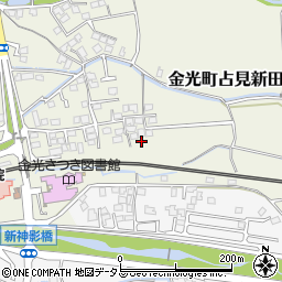 岡山県浅口市金光町占見新田828-7周辺の地図